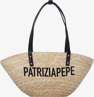 Borsa a spalla di PATRIZIA PEPE in marrone: frontale