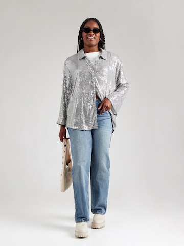 Noisy May Curve - Blusa 'NMSCARLET' en plata