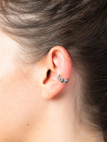 YParis - Pendientes 'Ear cuff June Trash S' en plata