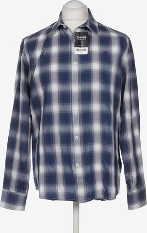 G-Star RAW Button Up Shirt in XL in Blue: front