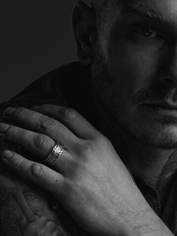 Bague 'THE ROAD' REYTEL en argent