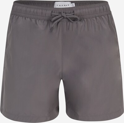 TOPMAN Badeshorts in grau, Produktansicht