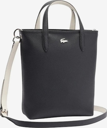LACOSTE Shopper táska 'Sac Cabas Lacoste Anna Petit Piqué NF4929AA Noir Farine' - fekete