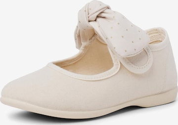 Ballerines Pisamonas en beige : devant
