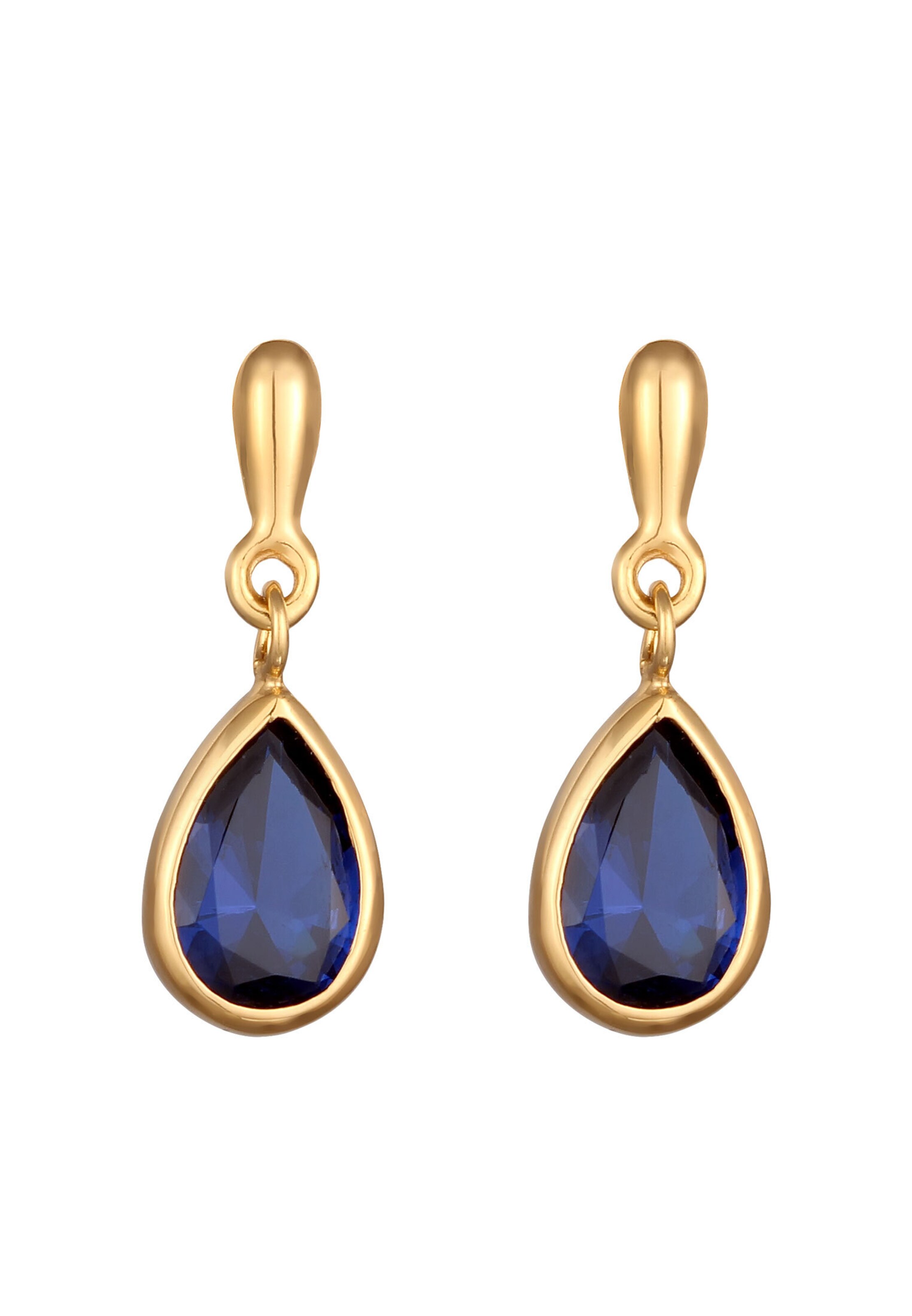 ELLI PREMIUM Oorbellen 'Tropfen' in Goud: voorkant