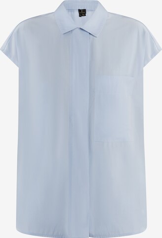 DreiMaster Klassik Blouse in Blue: front