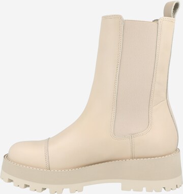 SELECTED FEMME Chelsea boots in Beige