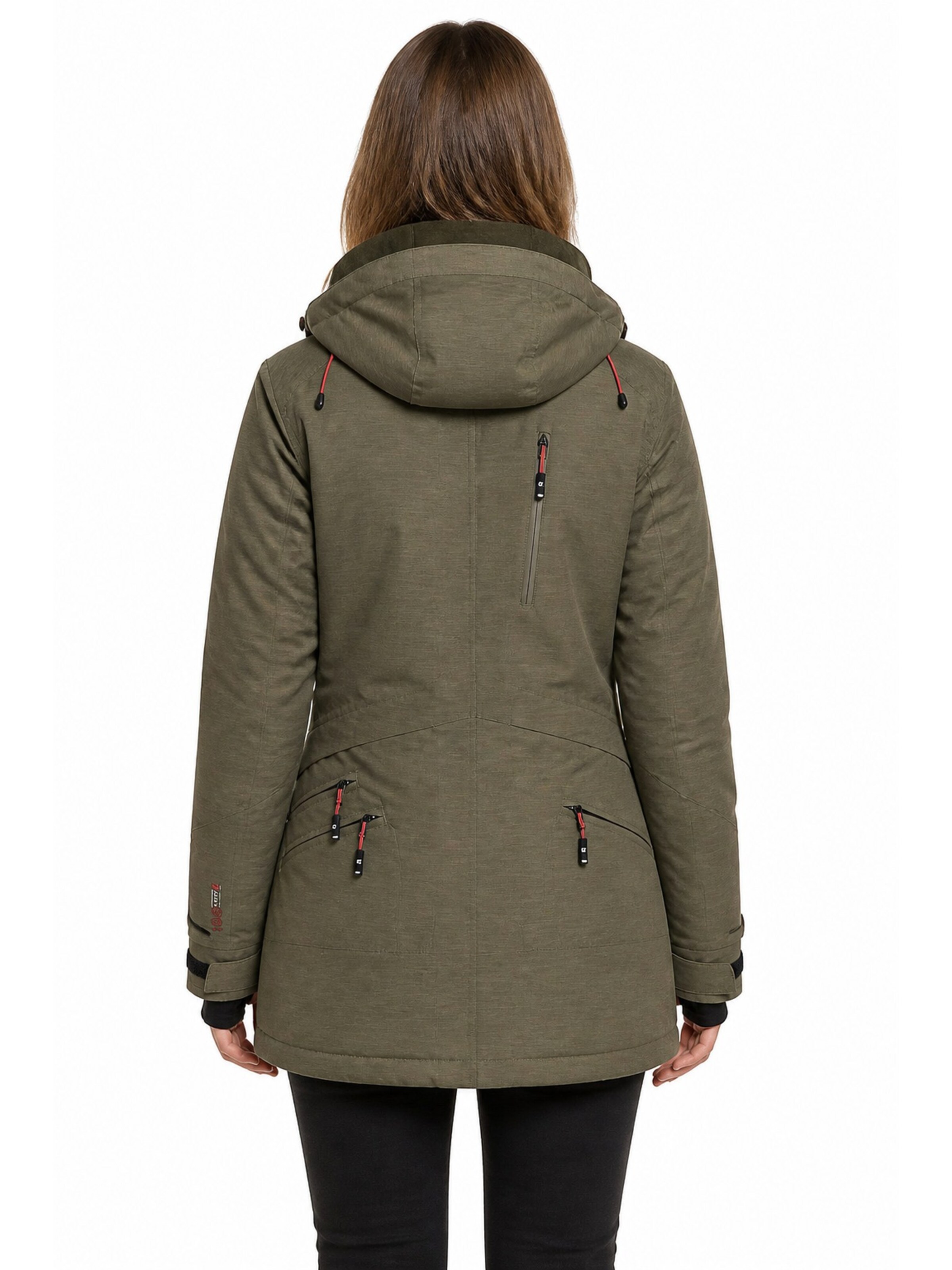 KILLTEC Winter jacket 'Skijacke KSW 110 WMN SKI JCKT Damen Winterjacke, Funktionsjacke' in Green