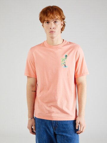 T-Shirt SCOTCH & SODA en orange : devant