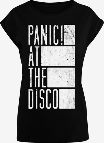 T-shirt 'Panic At The Disco' F4NT4STIC en noir : devant