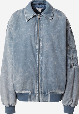 TOPSHOP Tussenjas in Blauw: voorkant