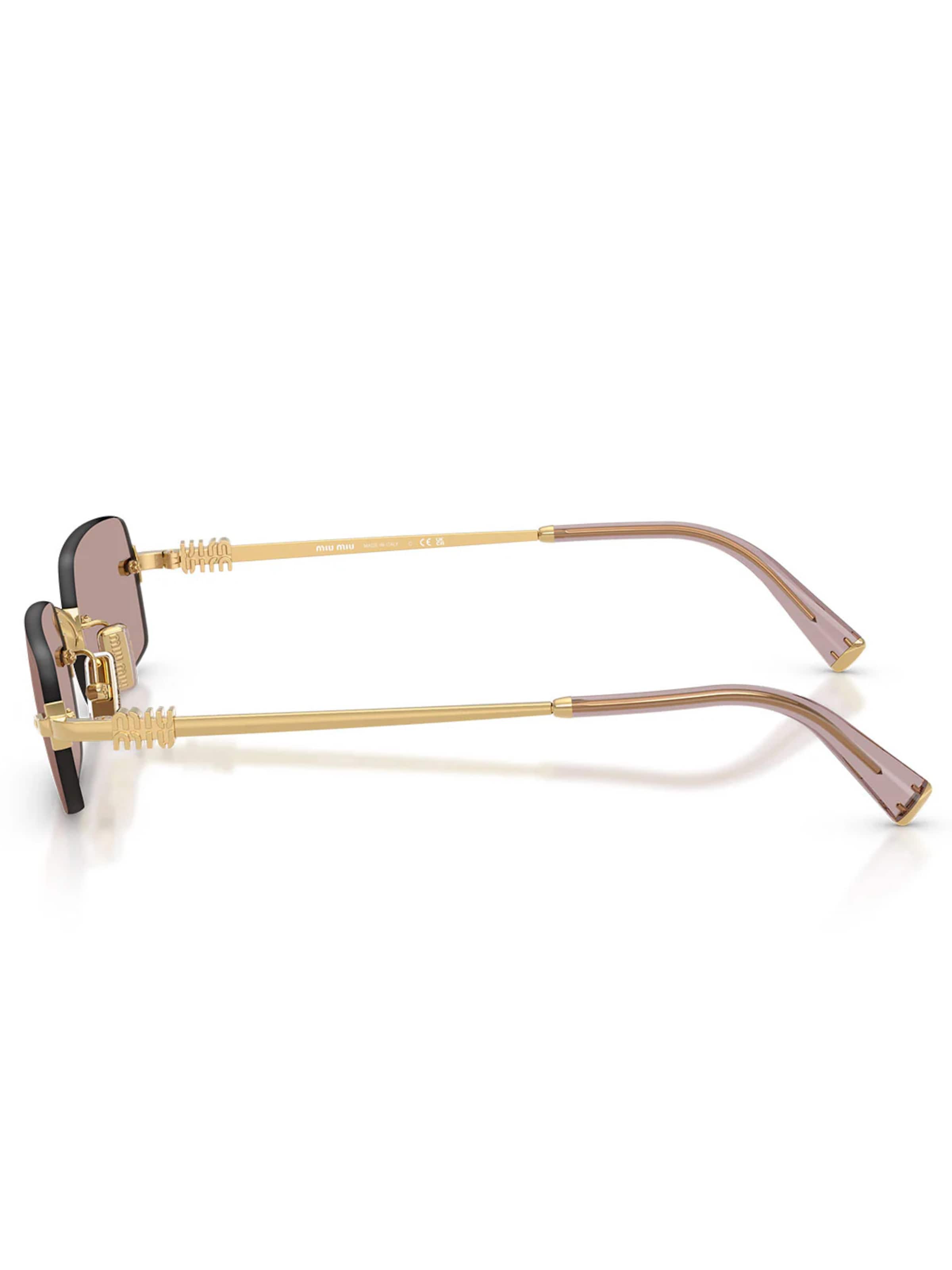 Miu Miu Solbriller i guld