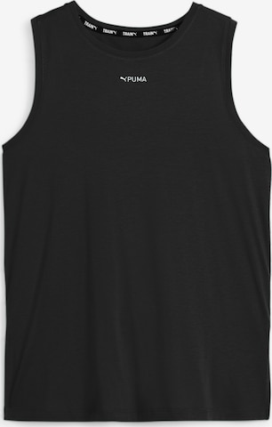 PUMA - Top deportivo en negro: frente