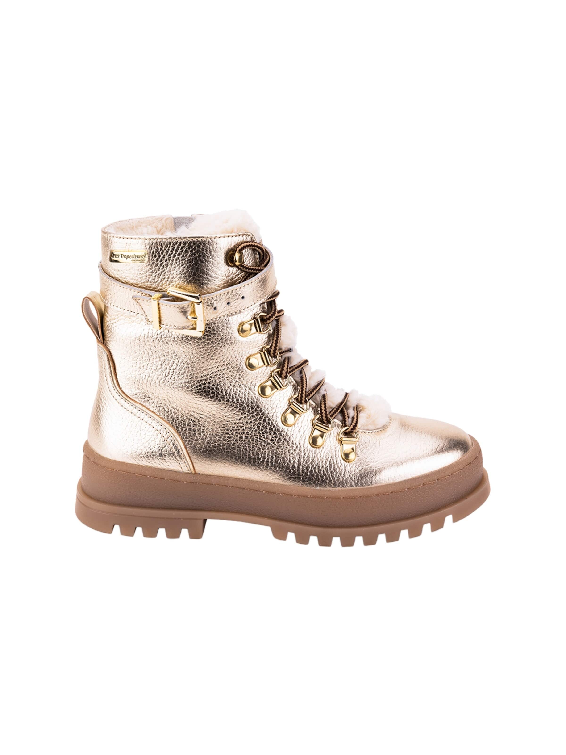 Les Tropéziennes Booties in Gold