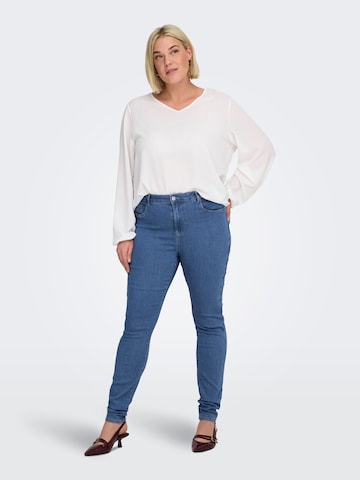 ONLY Carmakoma Skinny Jeans 'CARStorm' i blå