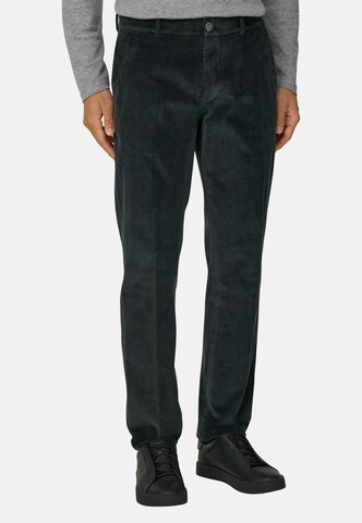 Boggi Milano - Slimfit Pantalón chino en verde: frente