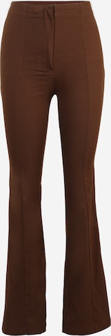 Monki - Acampanado Pantalón en marrón: frente