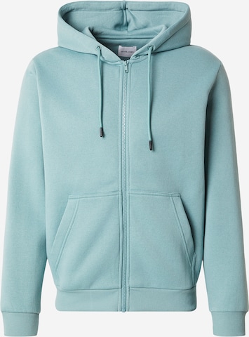 JACK & JONES Mikina 'JJEBradley' – zelená: přední strana
