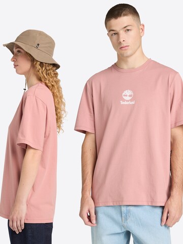 Tricou de la TIMBERLAND pe roz: față