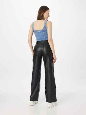 Regular Pantalon cargo Tally Weijl en noir