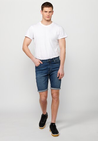 KOROSHI Slimfit Shorts in Blau