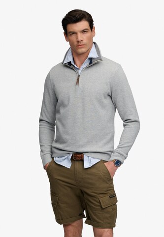 Sweat-shirt 'Essential' Superdry & Co en gris : devant