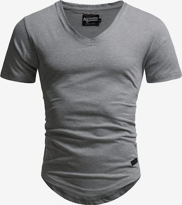 Alessandro Salvarini Shirt 'AS 077' in Grey: front