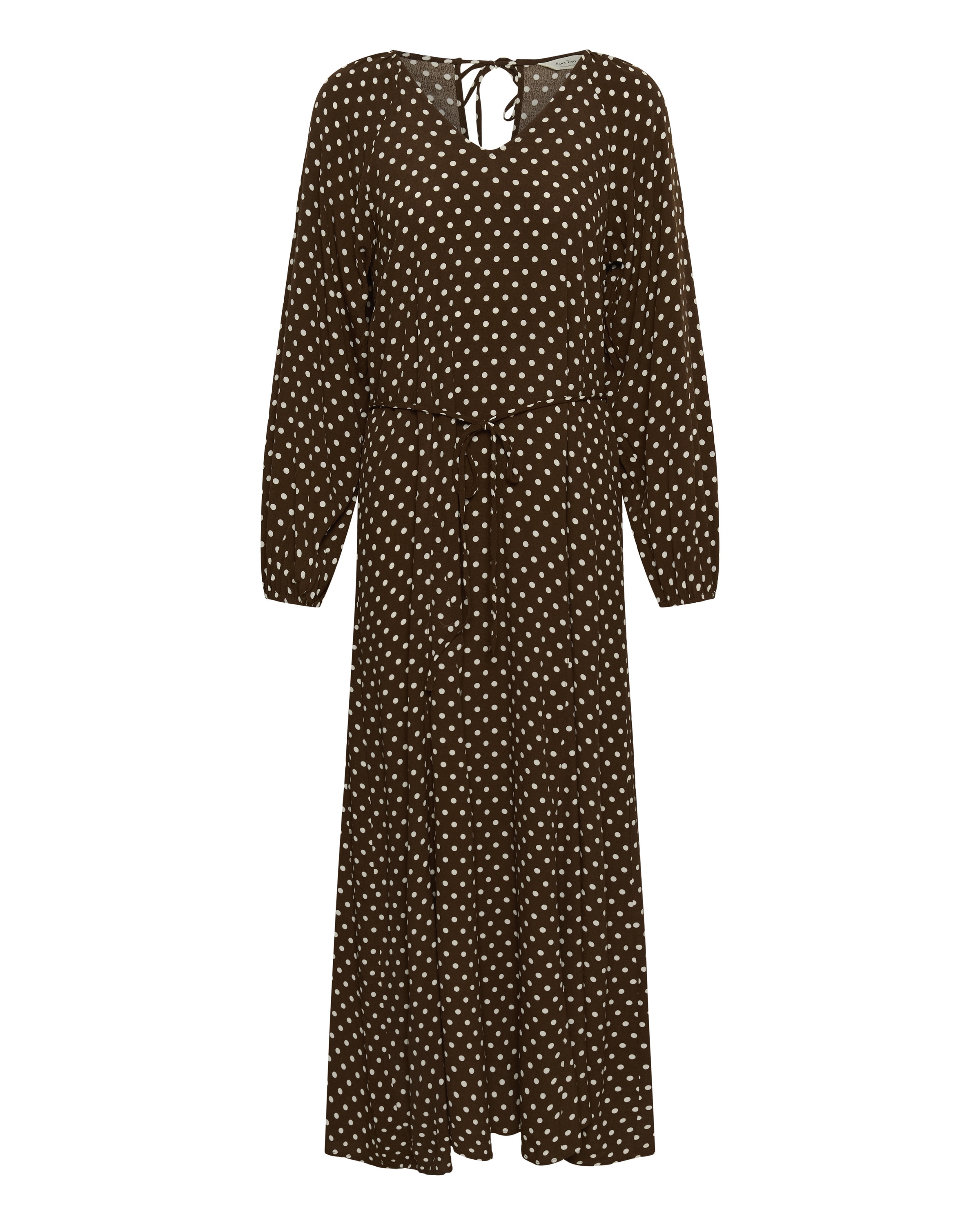 Robe Part Two en marron : devant