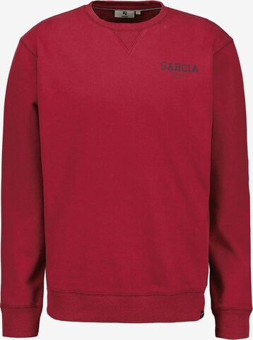 GARCIA Sweatshirt in Rood: voorkant