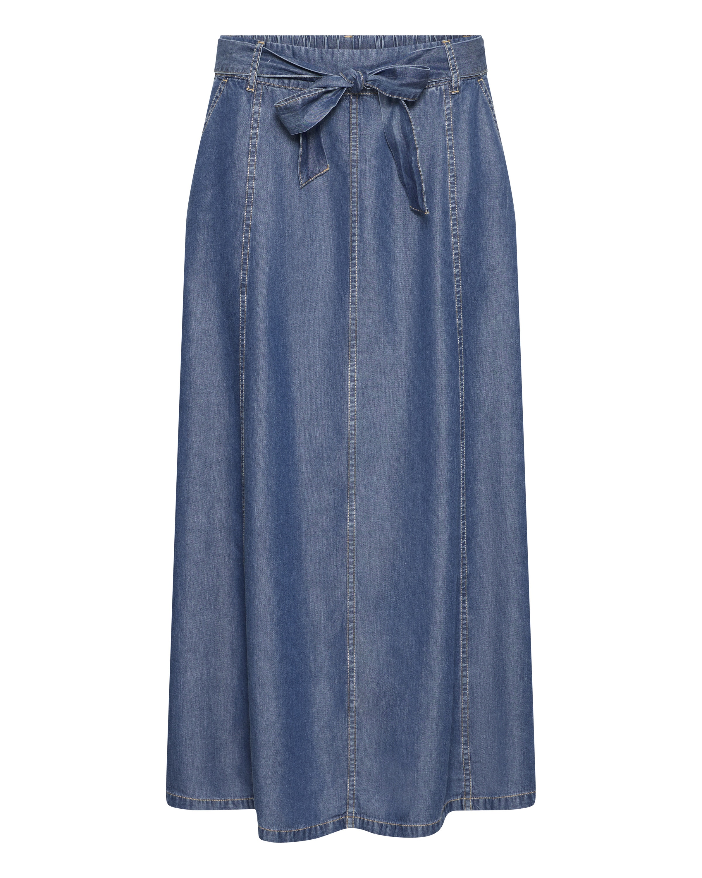 Jupe 'BYKOSMO' b.young en bleu : devant