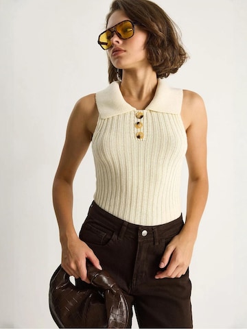 Pull-over Bianco Lucci en beige