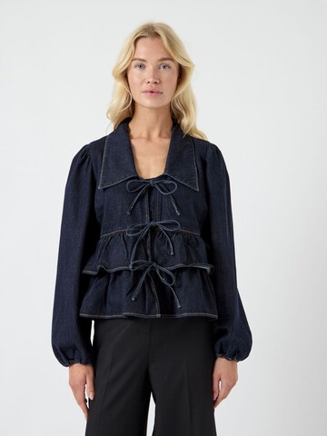 YAS Bluse i blå: forside