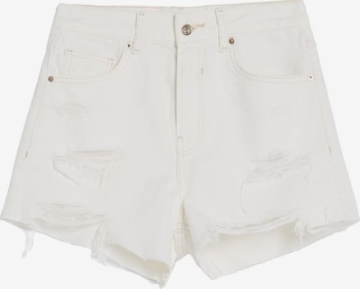 Bershka Shorts in weiß, Produktansicht