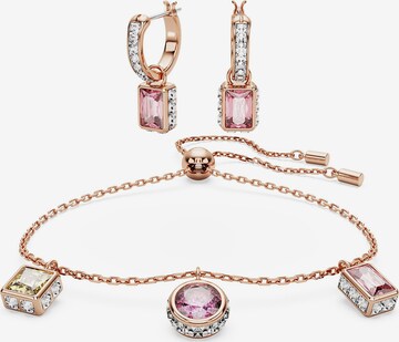 Swarovski Jewelry Set in Pink: front