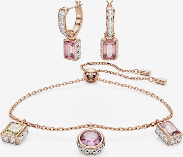 Swarovski Jewelry Set in Pink: front