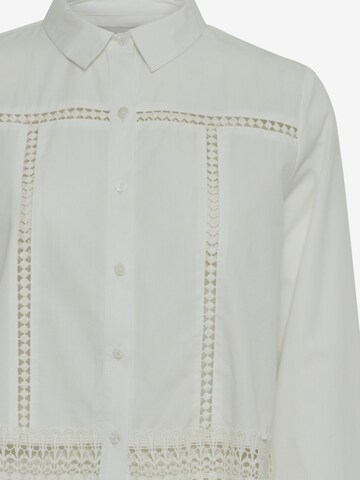 ICHI - Blusa 'HILAVA' en blanco