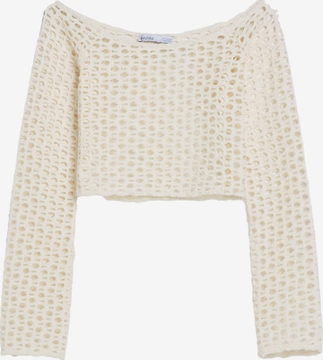 Bershka Pullover i beige: forside