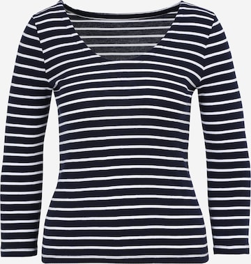 Gap Petite Shirt in Blue: front