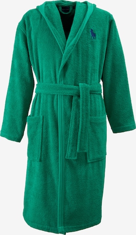 Ralph Lauren Home Short Bathrobe 'Player' in Green: front