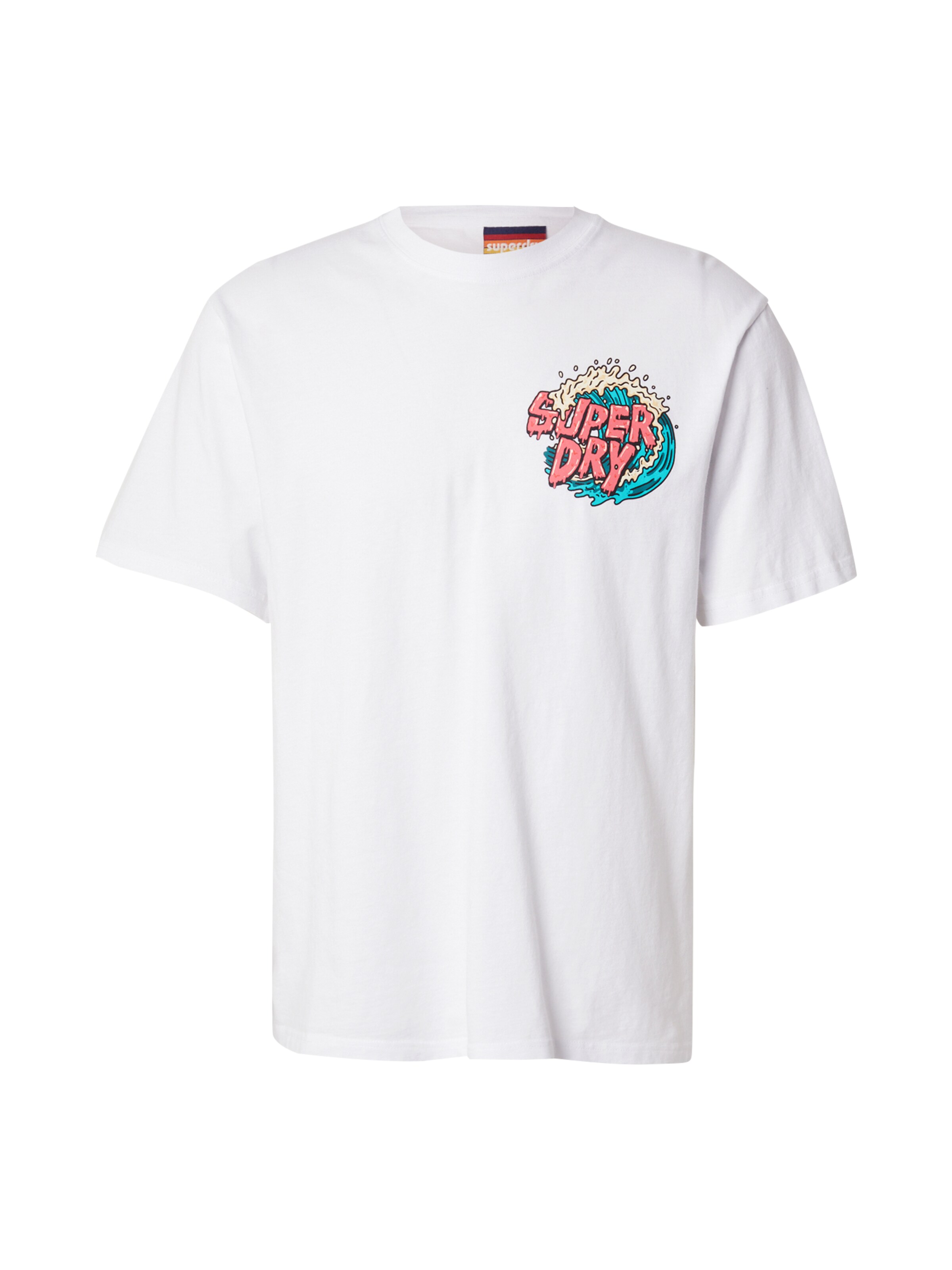 Superdry Tričko 'Outdoor Narrative' – bílá: přední strana