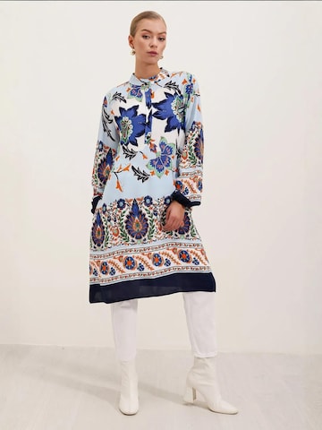 Bigdart - Vestidos camiseiros em azul