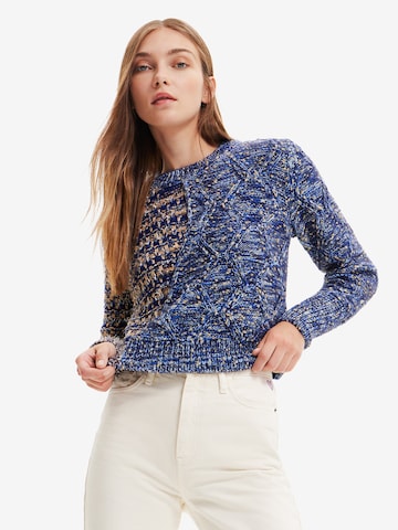 Desigual Sweater 'CLÍO' in Blue: front