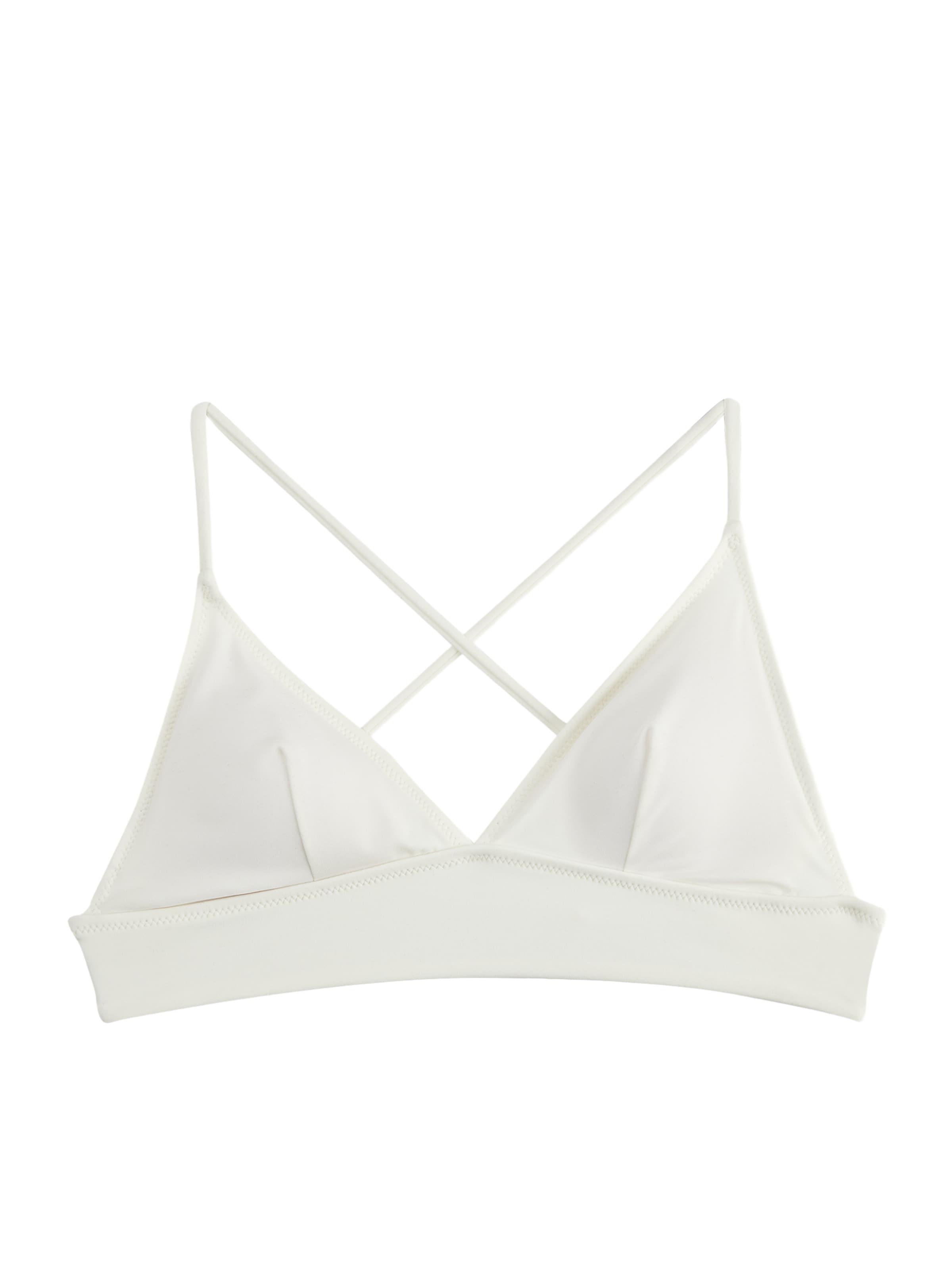 Koton T-shirt Bikinitop in Wit: voorkant