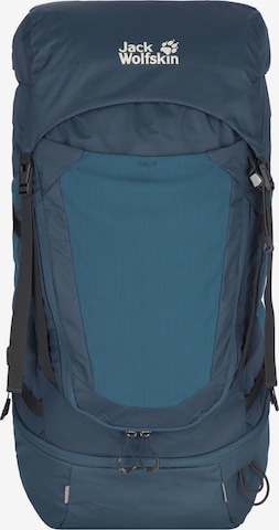 JACK WOLFSKIN Sports Backpack 'Highland Trail 45' in Blue: front