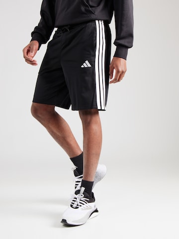 ADIDAS SPORTSWEARregular Sportske hlače - crna boja: prednji dio