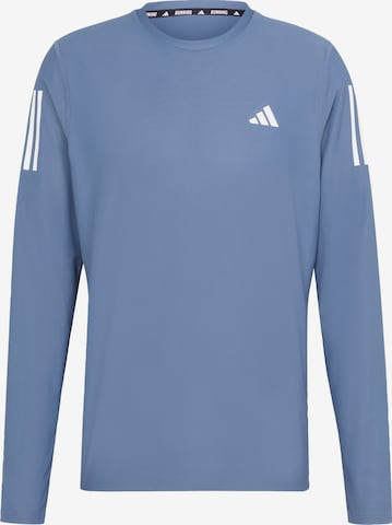 ADIDAS PERFORMANCE Performance Shirt 'Own The Run' in Blue: front