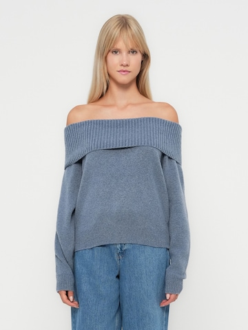 HOLLISTER Πουλόβερ σε μπλε: μπροστά