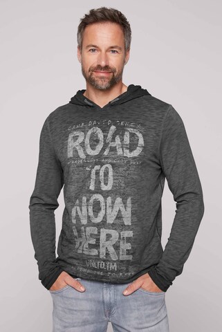 CAMP DAVID Sweatshirt in Schwarz: Vorderseite