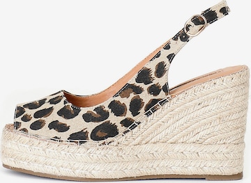 CAFè NOIR Sandal in Mixed colours: front