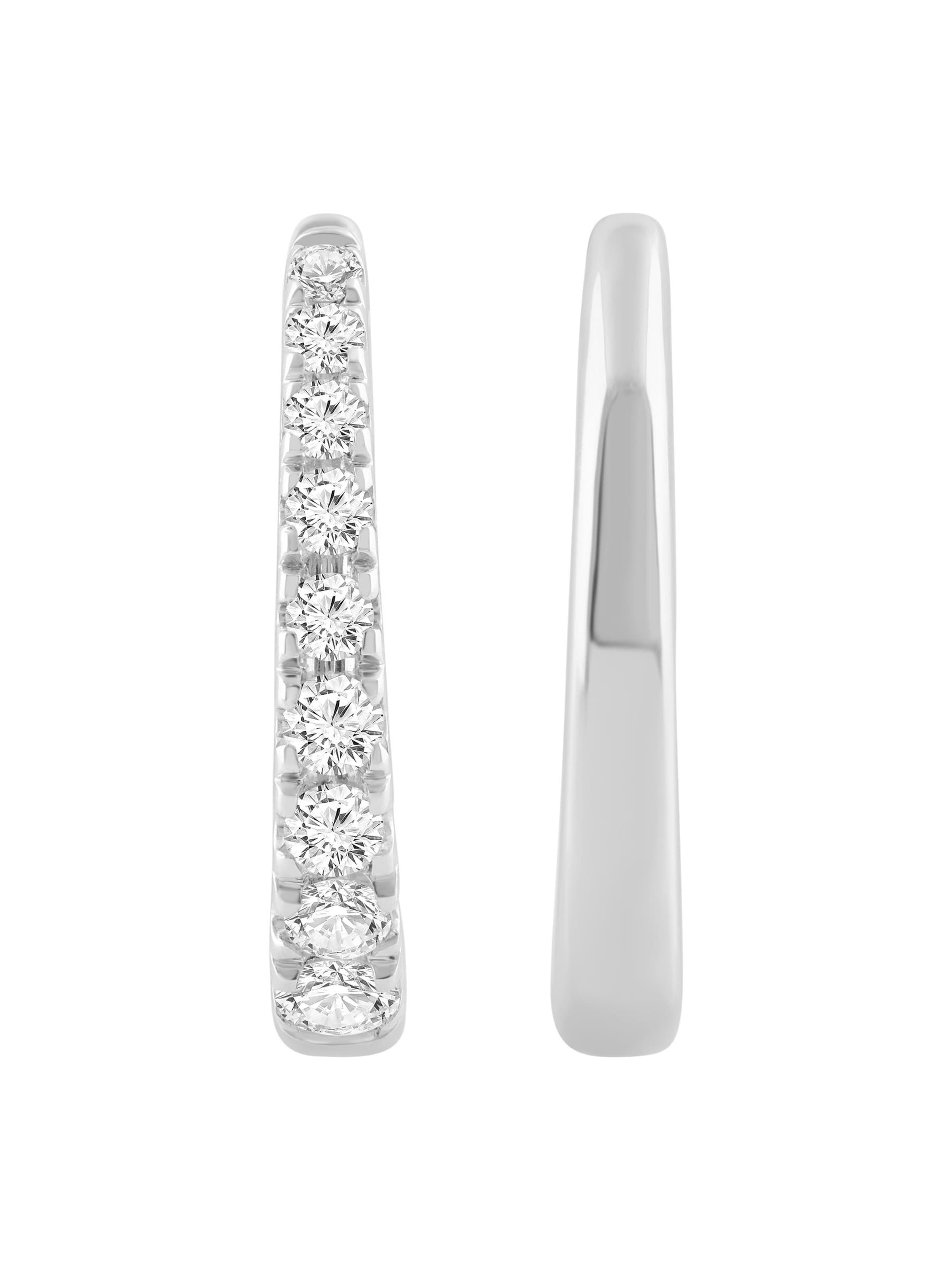 ETHISHER DIAMANTEN Ohrringe‌‌‌‌‌‌‌ in Silber